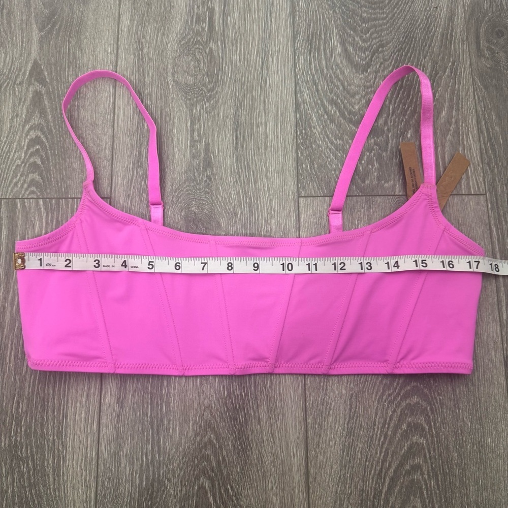 NWT SKIMS Fit Everybody Corset Top Neon Pink Size 3X - Picture 8 of 9